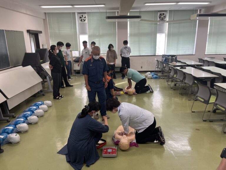 教員救急救命講習を開催しました。