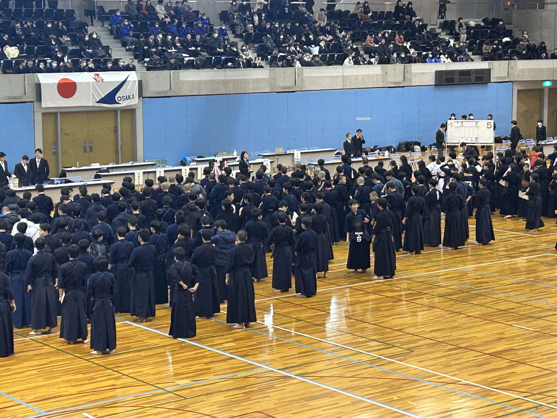 【剣道部】第71回 大阪高等学校剣道新人大会・男女個人戦