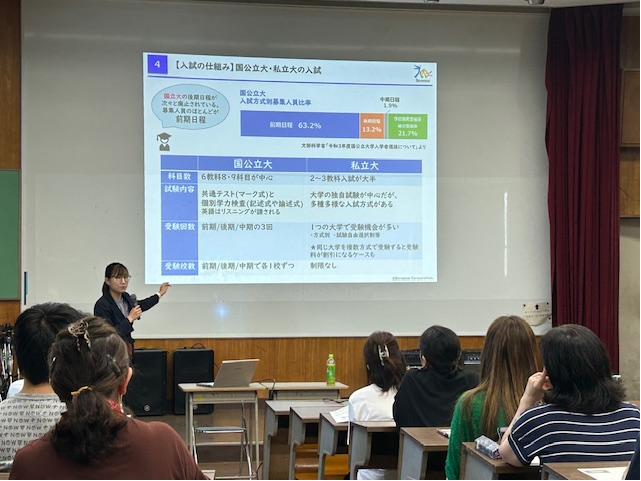 【１年生】保護者進路講演会を実施しました。