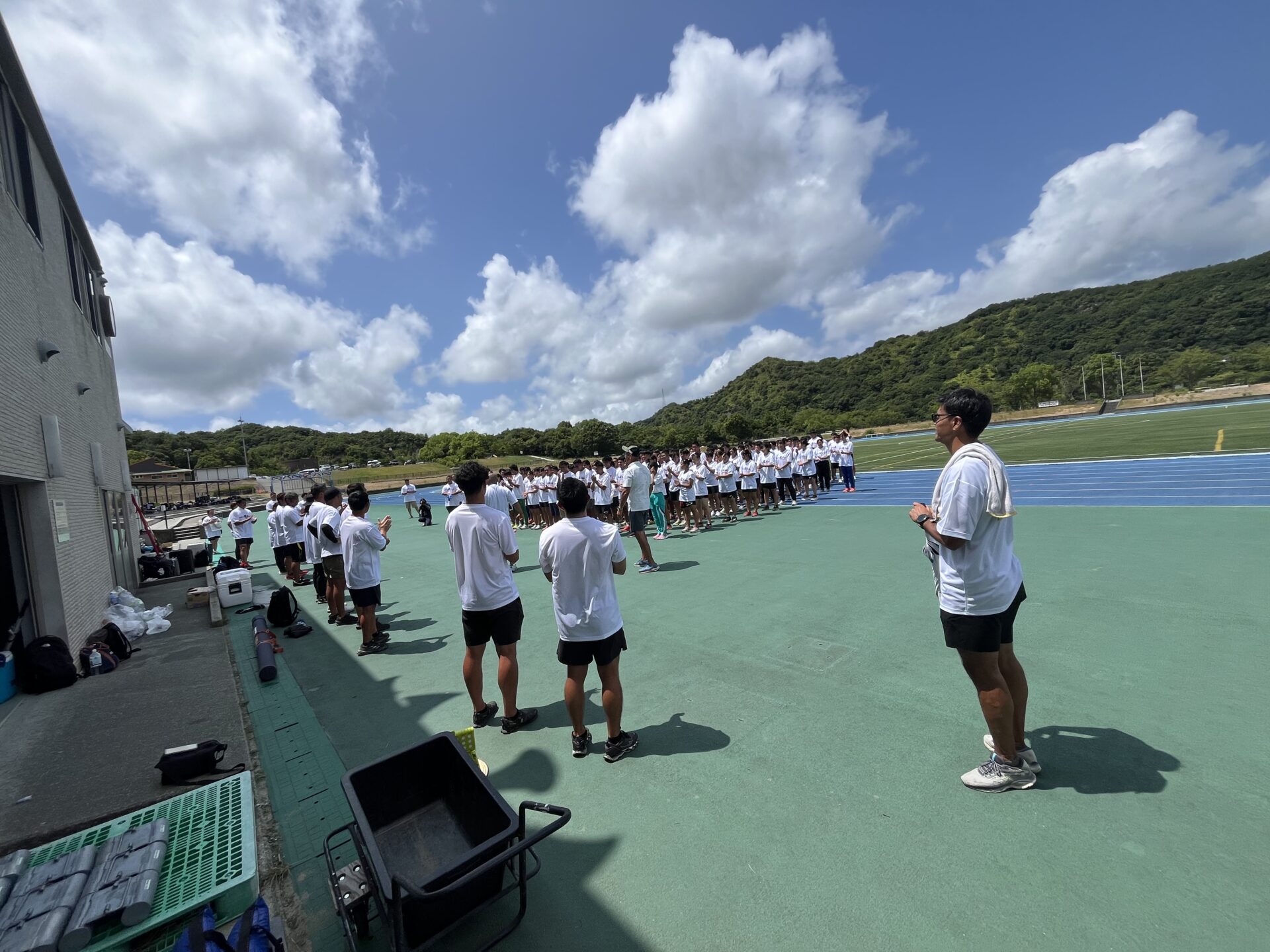 全国インターハイ終了、投げフェス開催