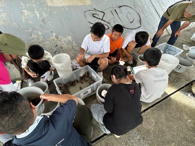 【生物同好会】カニ釣り in近木川