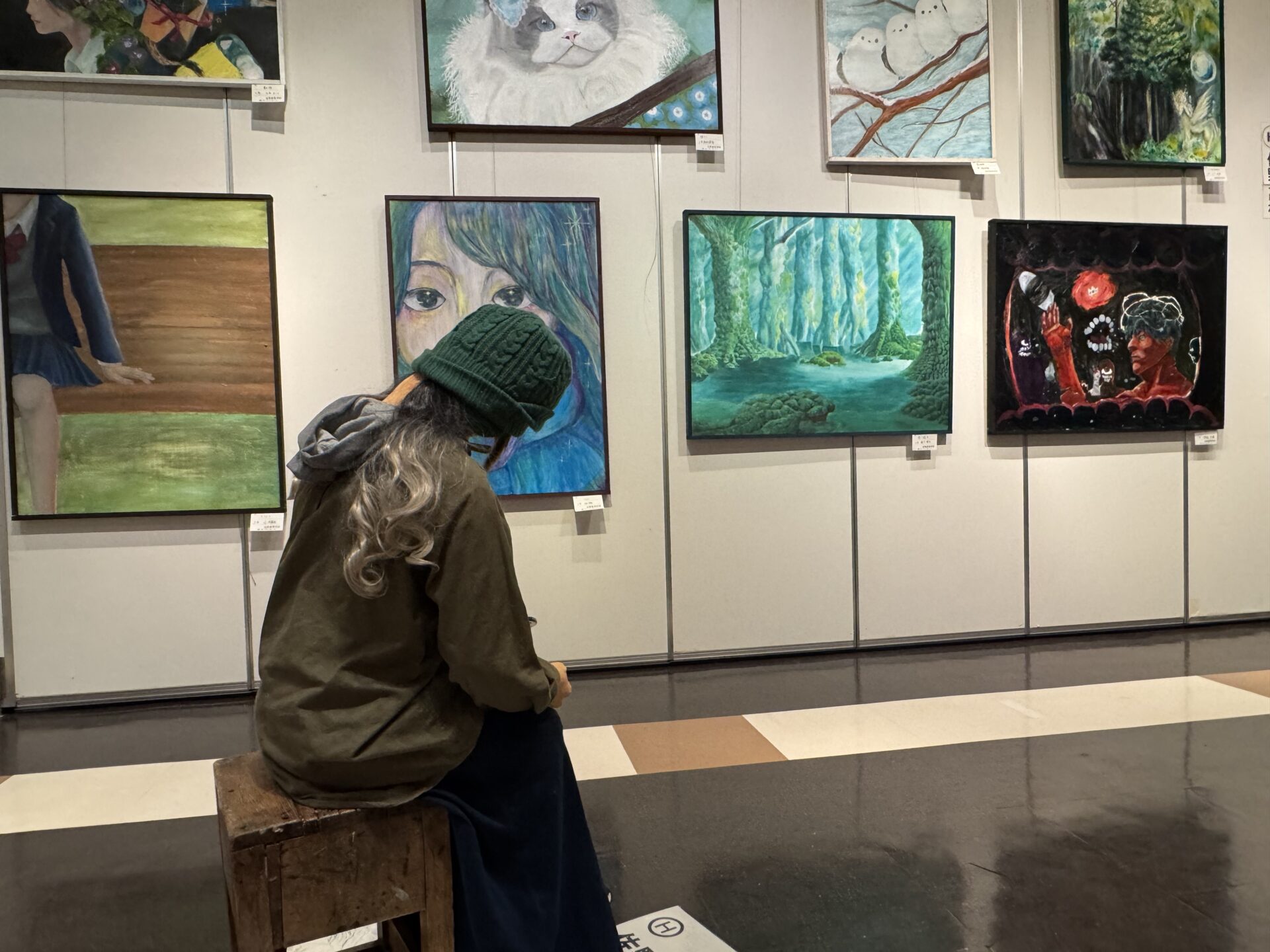 美術部ブロック展明日から！