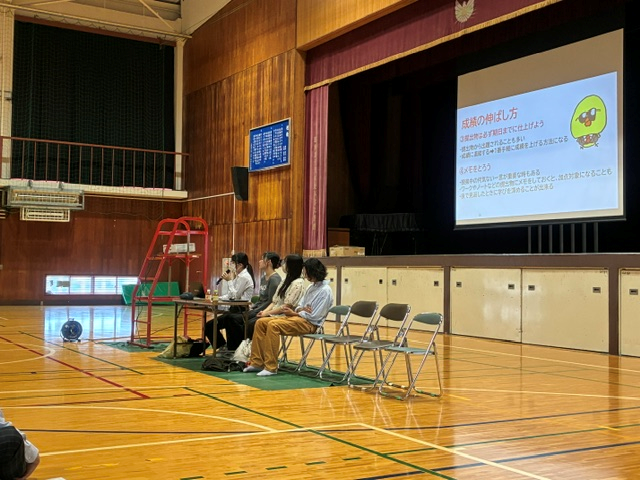 【進路指導部】進路講演会（77期生を呼んで）